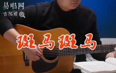 斑馬斑馬吉他譜 宋冬野 G調(diào)標(biāo)準(zhǔn)版 彈唱