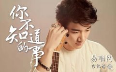 你不知道的事吉他譜_王力宏_C調(diào)簡(jiǎn)單版_彈唱六線