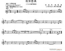 世界名曲雙譜式 奇異恩典