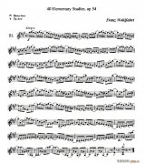 40首小提琴初級(jí)技巧練習(xí)曲之21
