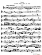 莫扎特小提琴奏鳴曲降B大調(diào)
