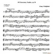 40首小提琴初級技巧練習(xí)曲之19