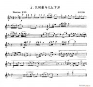 我騎著馬兒過(guò)草原（小提琴）