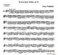 40首小提琴初級技巧練習(xí)曲之29