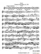 莫扎特小提琴奏鳴曲降B大調(diào)（k 378）