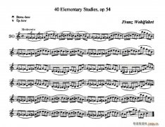 40首小提琴初級技巧練習(xí)曲之30