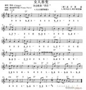 世界名曲雙譜式 女人善變（意 威爾第曲）