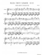莫扎特第四十交響曲一樂(lè)章簡(jiǎn)編版（小提琴二重