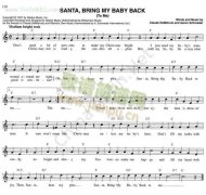 SANTA, BRING MY BABY BACK
