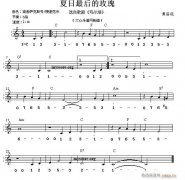 世界名曲雙譜式 ：夏日最后的玫瑰（弗洛托曲）