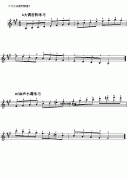 電子琴淺易練習八十一：A大調(diào)升f小調(diào)音階練習