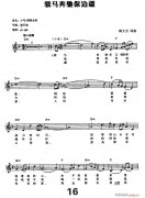 駿馬奔馳保邊疆（電子琴彈唱譜）