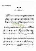 F大調(diào)奏鳴曲 弦樂類 小提琴