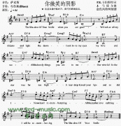 你微笑的陰影[電子琴譜]