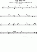 布新國歌鋼琴譜（Oceanica Anthem sheet music：Papua N