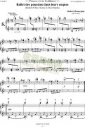 雛雞的舞蹈-鋼琴譜(鋼琴曲)-穆索爾斯基