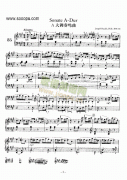 A大調(diào)奏鳴曲 鍵盤類 鋼琴