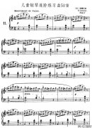 兒童鋼琴進階練習(xí)曲50首之11鋼琴譜