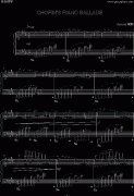 肖邦的鋼琴敘事曲-鋼琴譜(鋼琴曲)-肖邦-chopin