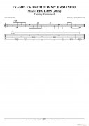 tommy emmanuel masterclass example-6（指彈吉